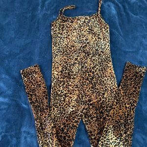 Forever 21 Cheetah Jumpsuit